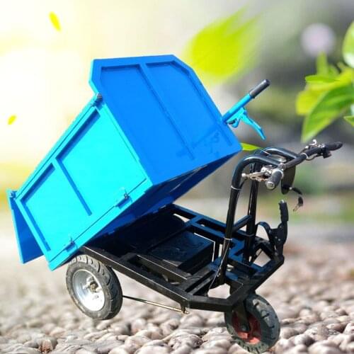 SYNBON Electric Wheelbarrows Wagons Battery Powered Garden Carts Hand Trolley with shipping