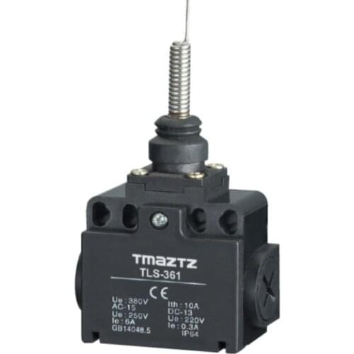 Trip switch TLS-361 stainless steel roller,Flush head and spring limit switch self-reset roll wheel micro switch