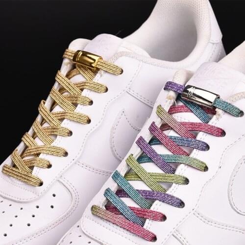 1Pair Magnetic ShoeLaces Elastic Locking ShoeLace Special Creative No Tie Shoes lace Kids Adult Unisex Sneakers Laces strings