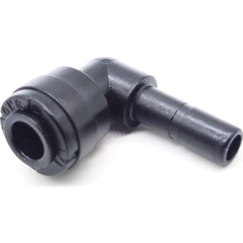 10 pcs 1/4" Elbow L plug RO pure water connector fittings for 6.4mm Cables Elbow Water Connectors For Garden Misting system