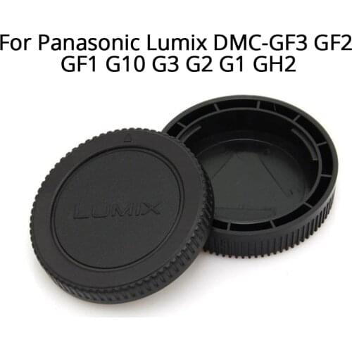 Len Caps Lenses Accessories For Panasonic Lumix DMC-GF3 GF2 GF1 G10 G3 G2 G1 GH2 Rear Lens + Body Cap Cover