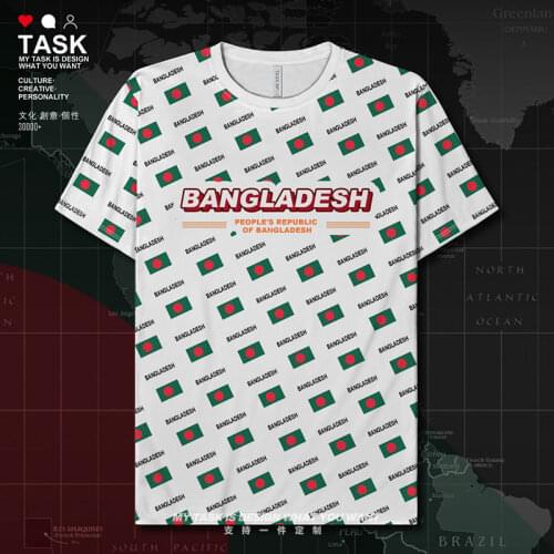 Bangladesh BGD Quick Dry t shirt clothing fashion Sportswear Workout mens Breathable Short-sleeved tops sports clothes summer