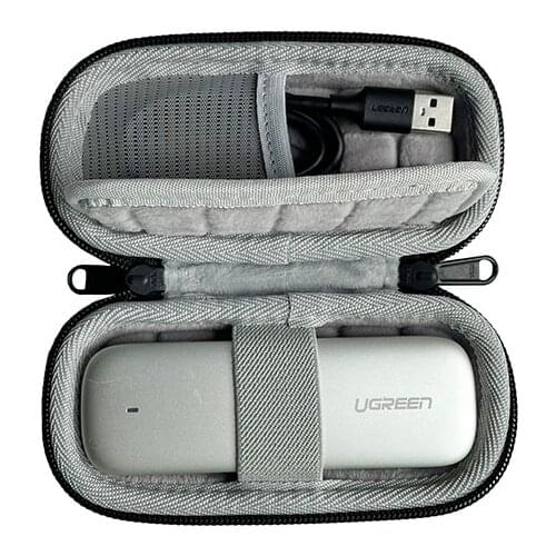 Carrying Case for UGREEN M.2 Solid State Mobile Hard Disk Box CM238 Storage Box Protection Bag Cover