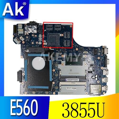 For Lenovo Thinkpad E560 E560C notebook motherboard BE560 NM-A561 mainboard FRU 01AW102 CPU 3855U DDR3 100% test