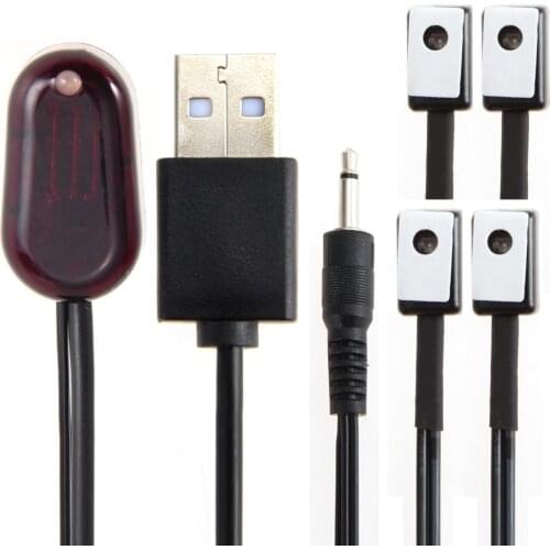 ALLOYSEED IR Extender 1 Receiver 4 Emitter Emitters Repeater System Kit Infrared Remote USB Adapter Transmit Control Signal