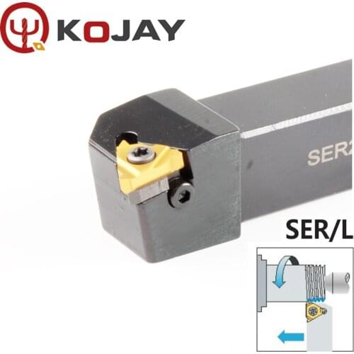 SER2020K16 SER2525M16 SER2525M22 External Thread turning Tools Lathe Cutter Carbide inserts CNC Holder