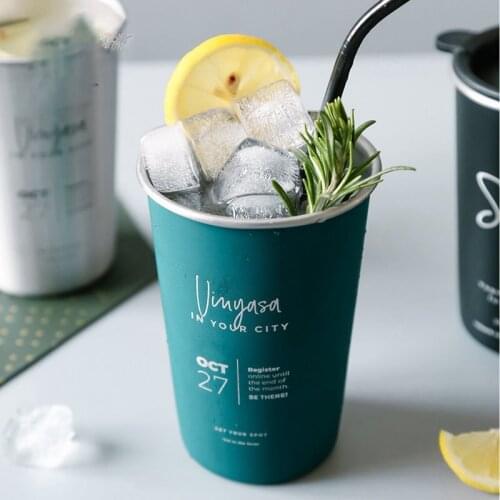 500ml Mug Cold Drink Cup Drinking Wine Cup Juice Beer Coffee Milk Tea Cup For Home Kitchen Bar