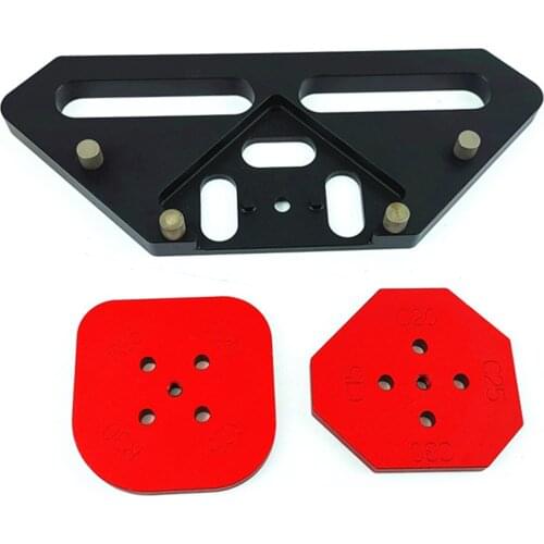 KT-R1 Aluminum Alloy Wood Working Circular Panel Template Quick Fixture Positioning Angle of Fillet R Arc Template Radius