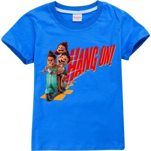 Luca Baby Girls Wear Short-sleeved T-shirts Cotton Boys Graphic Tee Kawaii Clothing 2 To 16 Teenage Shirt for Girl Toddler Tops