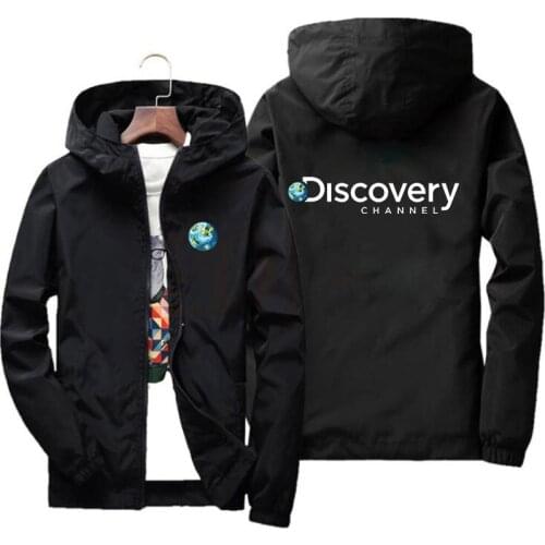 National Geographic Jacket Mens Survey Explorer Top Jacket Mens Fashion Outdoor Clothing Funny Windbreaker Hooded Jacket