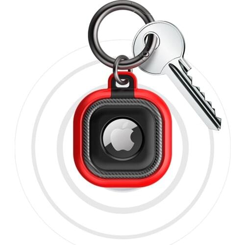 Soft Compatible with Apple AirTag Case Protective Keychain Protector Cover for Accessories Key-Ring Dog or Cat Collar Finder GPS