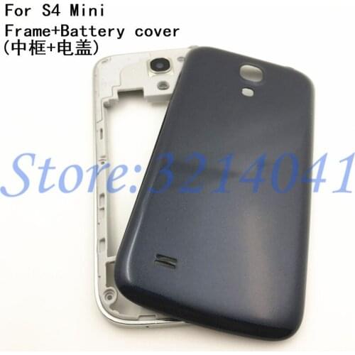 New Middle Plate Frame Bezel Housing For Samsung Galaxy S4 mini i9190 i9192 i9195 Middle Frame Plate Rear Housing +Battery Cover