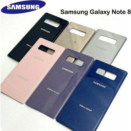 Original Samsung Galaxy Note 8 N950 SM-N950F Glass Housing Battery Back Cover Rear Door Case Replacement Part Adhesive Free Tool