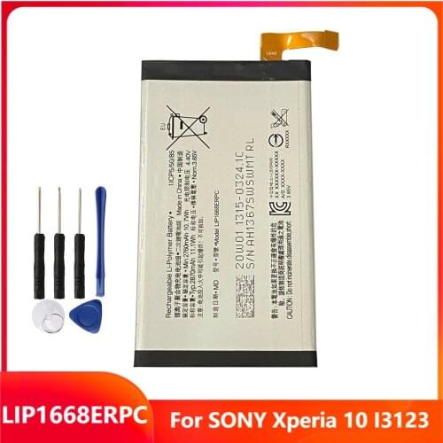 Original Replacement Phone Battery LIP1668ERPC For SONY Xperia 10 I3123 Rechargable Batteries 2760mAh With Free Tools