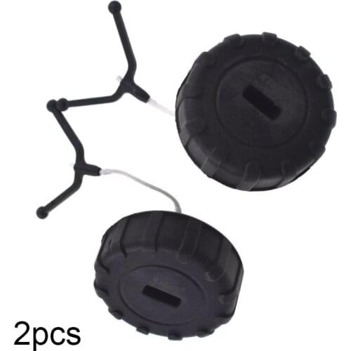 Durable 2pcs Fuel Oil Lids Tank Cover Cap Set For STIHL MS170 MS180 Replacement Parts Accessories