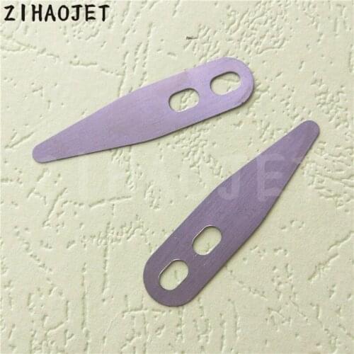 41x10mm Paper Divider Plate for Roybi 920 steel blade Ryobi Printing Machine Paper pressure media clamp clip 51x11.5mm 100pcs