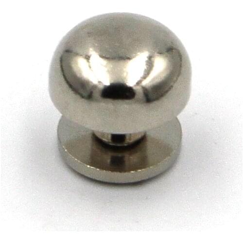 Silver Mushroom Studs Leather Goods Fasten Rivets,Leather Closure Stud