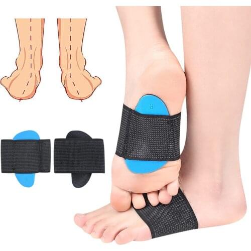 1 Pair Arch Pad Support Insoles for Flat Foot Correction High Arch Cushioning Plantar Fasciitis Pain Relief Orthopedic Insole