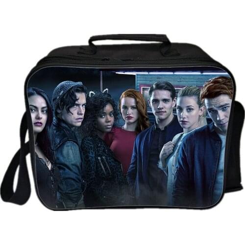 Riverdale Lunch Bag Boys Girls Students Portable Lunch Bag Men Women Thermal Food Picnic Box Fashion Children School Food Box