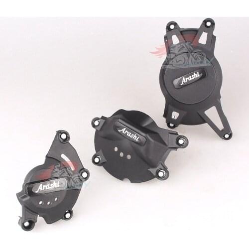 Arashi LOGO For SUZUKI GSXR1000 Engine Cover Set Guard Protector Engine Case Cover Guard 2009 2010 2011 2012 2013 2014 2015 2016