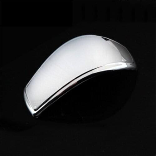 Carmilla 1 Piece ABS Chrome AT Gear Head Decoration Sticker Shift Knob Cover for Ford Focus 2 MK2 2005-2012 Fiesta 2009 - 2012