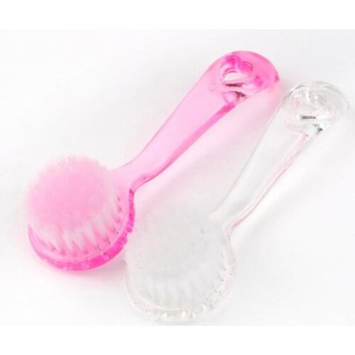 Exfoliating Facial Brush Skin Care Soft Bristle Brush Scrub With Plastic Handle Scrubber Deep Pore Beauty Cleansing Tools