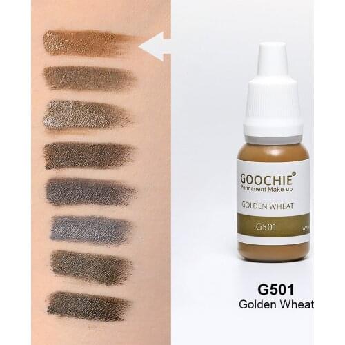 10ml Goochie Organic Machine Manual Use Microblading Microshading PMU Permanent Makeup Pigment
