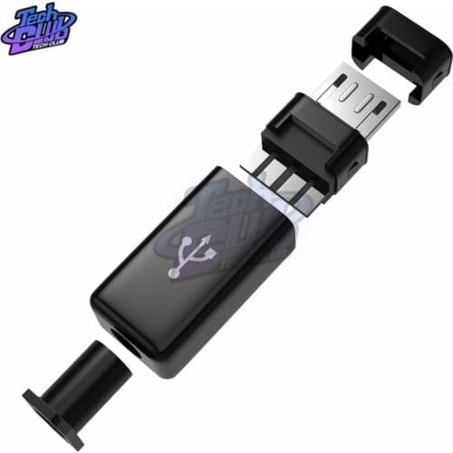 10PCS Micro USB Type C Female To Male Adapter Converter Micro-B To USB-C Connector Charging Cable Mobile Phone Accessories