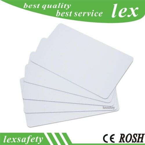 100Pcs IC 13.56MHZ NFC216 888 bytes tag IC card 888bytes ISO White cards ISO 14443 High Frequency Key Tag Access Control Card