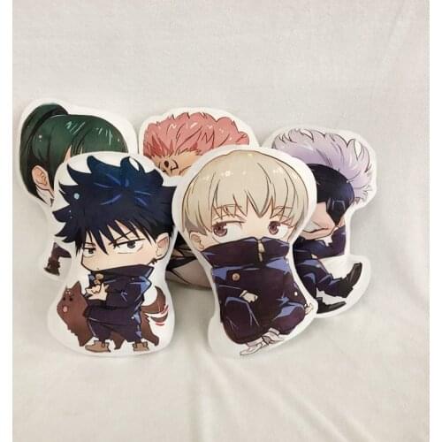 40cm Anime Jujutsu Kaisen Cosplay Plush Toys Cute Soft Stuffed Printed Doll Cushion Dolls For Kid Girls Gift