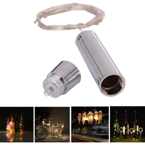 Battery Power Bottle Lights 1.5M 15LEDs String Lights for Bistro Wine Bottle Starry Bar