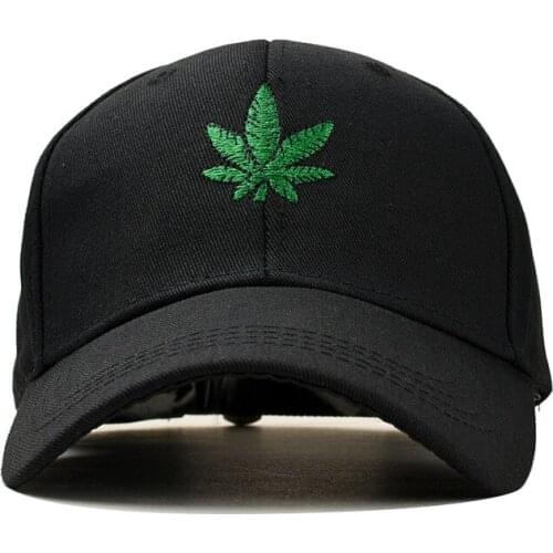 New Tide Maple Leaf Embroidery baseball Cap Cotton Swag Snapback Hats For Men Women Hip Hop Fitted adjustable Caps