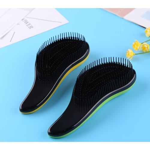 Hot 1pcs Anti-static Massage Hair Brush Magic Handle Comb Hairbrush Comb Salon Hair Styling Tool Tangle Detangle Shower Massage