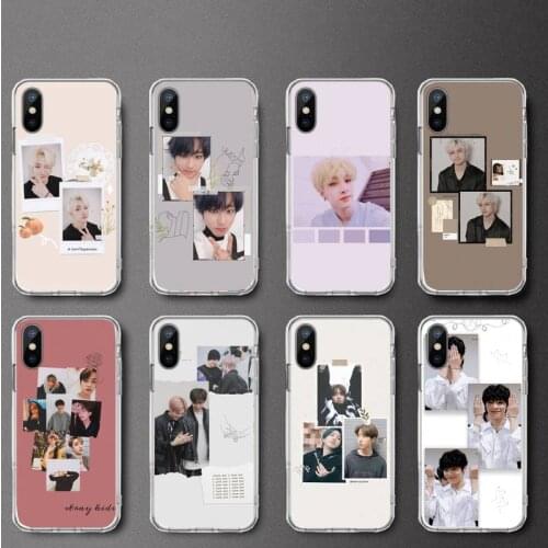 Stray kids bang chan Phone Cases Transparent soft For iphone 5 5s 5c se 6 6s 7 8 11 12 plus mini x xs xr pro max