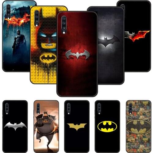 Phone Case For Samsung Galaxy A 50 51 71 70 7 5 10 20 30 40 41 21 S E Black Cover Prime 3D Funda Trend Hoesjes Soft Super hero