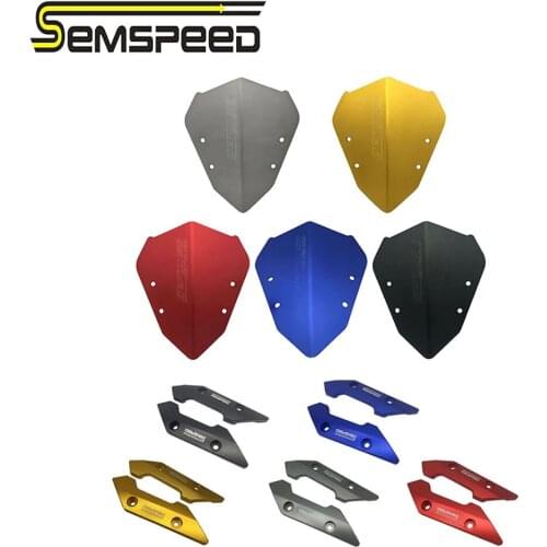 Motorcycle CNC Windscreen Windshield Deflector For Yamaha NVX155 150 125 Aerox155 2014-2019 2020 Wind Guard Decoration Cover