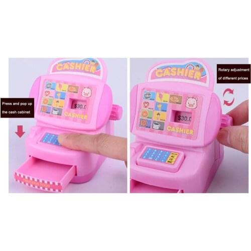 21Pcs/Set Kids Doughnut Cash Register Kit Pretend Role Play Educational Toy Gift