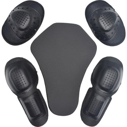 Motorcycle Rugby Racing Case Anti - Wrestling Built - in Protector 5pcs Sleeve Shoulder Legs Hard style