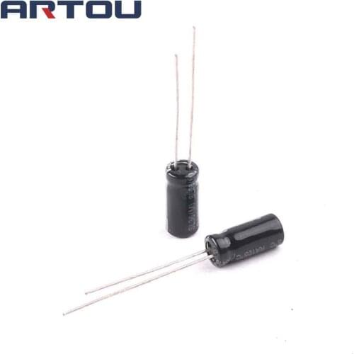 50PCS 4.7UF 50V Electrolytic Capacitor SIZE 5X11MM