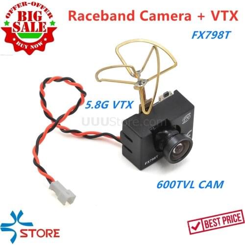 FX FX798T 5.8G 25mW 40CH NTSC Mini Raceband Transmitter 600TVL Camera Combo For RC FPV Multicopter Quadcopter
