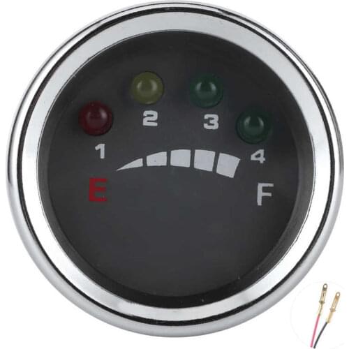 12V 24V 36V 48V Precise LED Battery Capacity Indicator Display Gauge Meter for eBike Electric Solar Boat Golfcart ATV Forklift