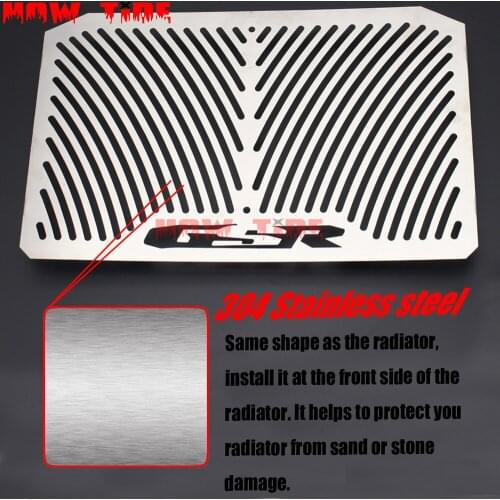 Motorcycle radiator grille cover shielded fuel tank for SUZUKI GSR 400/600 GSR600 2006-2012 Protection Net