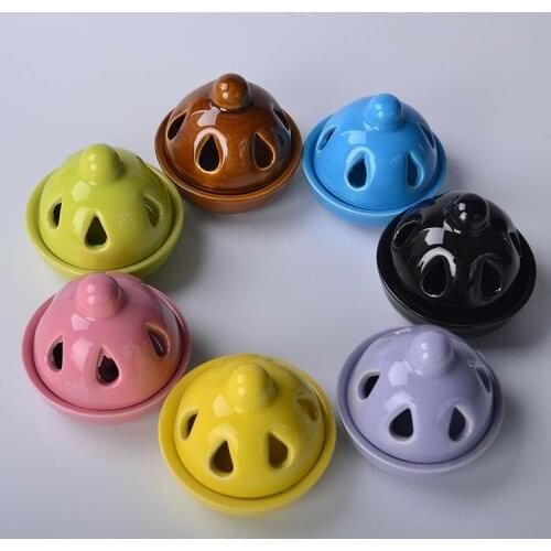 Small ceramic incense burner color furnace Portable arabic incense burner middle east home decoration use incense holder
