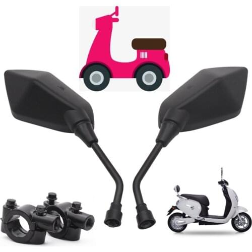 Motorcycle Rearview Mirror Scooter Rearview Mirror Convex Surface Electric Car Rearview Mirror 10MM