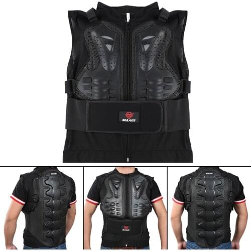 Motorcycle Armor Jacket Men Sleeveless Armor Vest Outdoor Motorcross Riding Race Chest Protective Sport Gear Guard