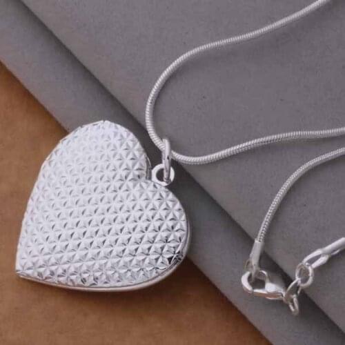 Wholesale High quality silver plated Fashion jewelry chains necklace pendant WN-730
