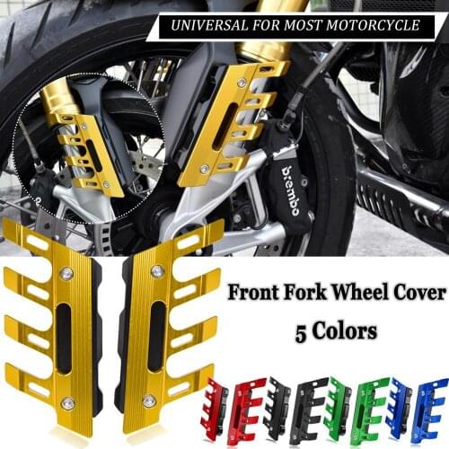 Front Fender Slider Protection Wheel Side Cover For Yamaha MT09 Duke 390 Honda BMW R Nine T R1200GS Kawasaki Z800 Z900 Z1000