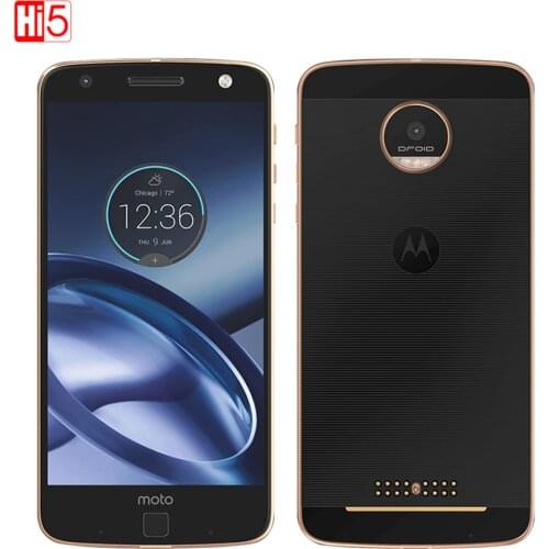 Unlocked Motorola MOTO Z XT1650-01 Mobile Phone Android 4GB RAM 32GB ROM 5.5'' 13.0MP NFC 2560*1440 4G LTE Moto 2600mAh