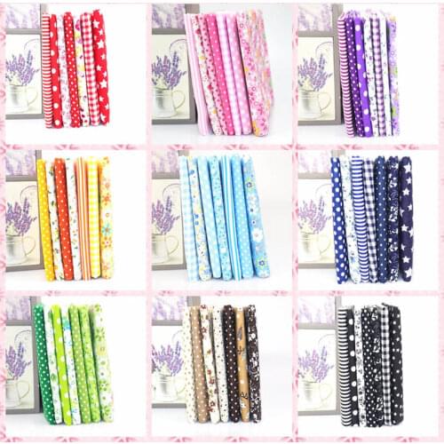 25cmx25cm and 50cmx50cm Cotton Fabric Printed Cloth Sewing Quilting Fabrics for Patchwork Needlework DIY Handmade Material