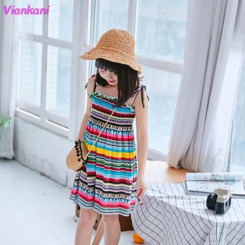 Летние платья для девочек Viankani China At AliExpress